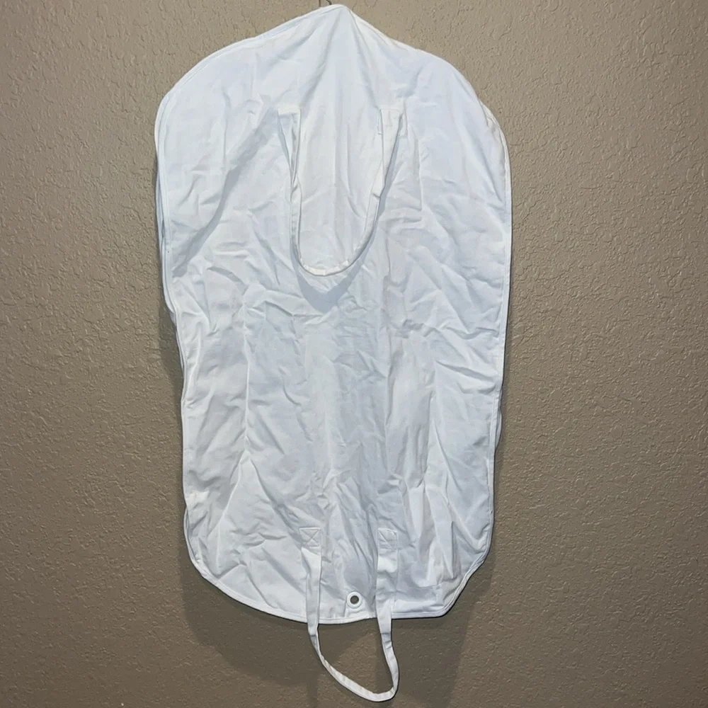 Dior White Cotton Garment Travel Storage Bag 38x23x3